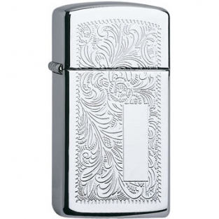 Zippo slim venetian chroom